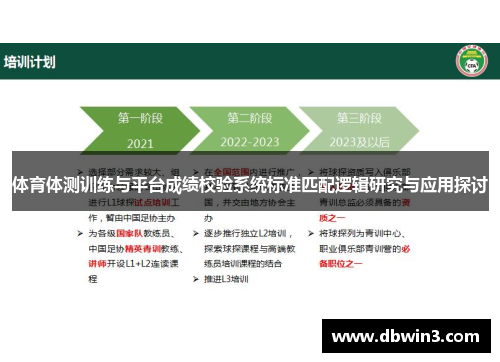 体育体测训练与平台成绩校验系统标准匹配逻辑研究与应用探讨